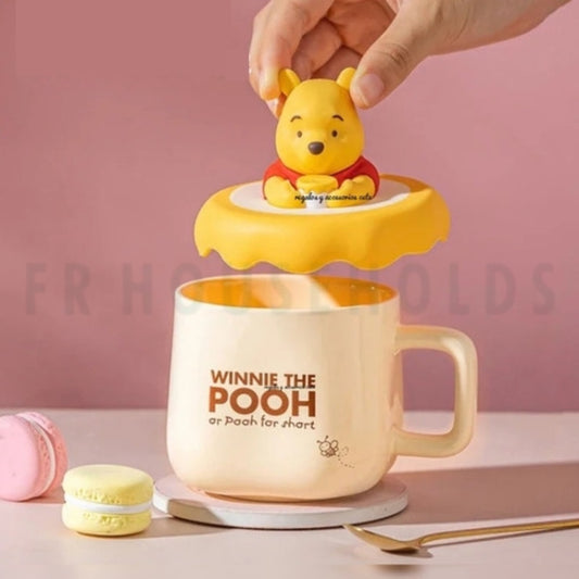 Walt Disney Winnie Pooh Porcelain - Disney Winnie The Pooh Mug With Spoon | 3pcs Set