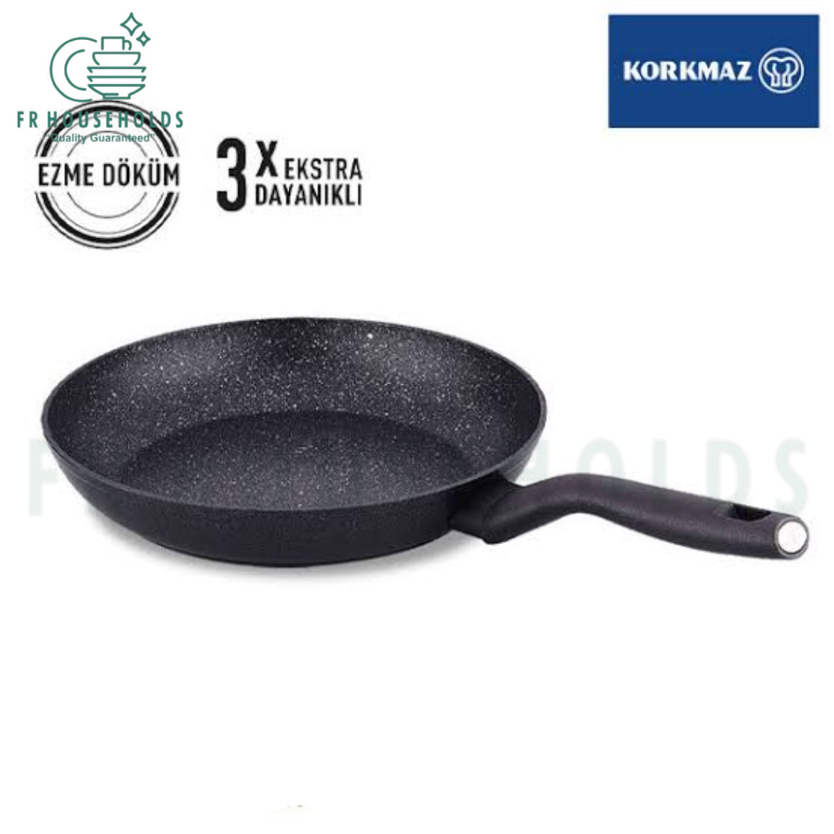 Korkmaz Nora Granit Frypan | 24x4.4 - 28x4.6