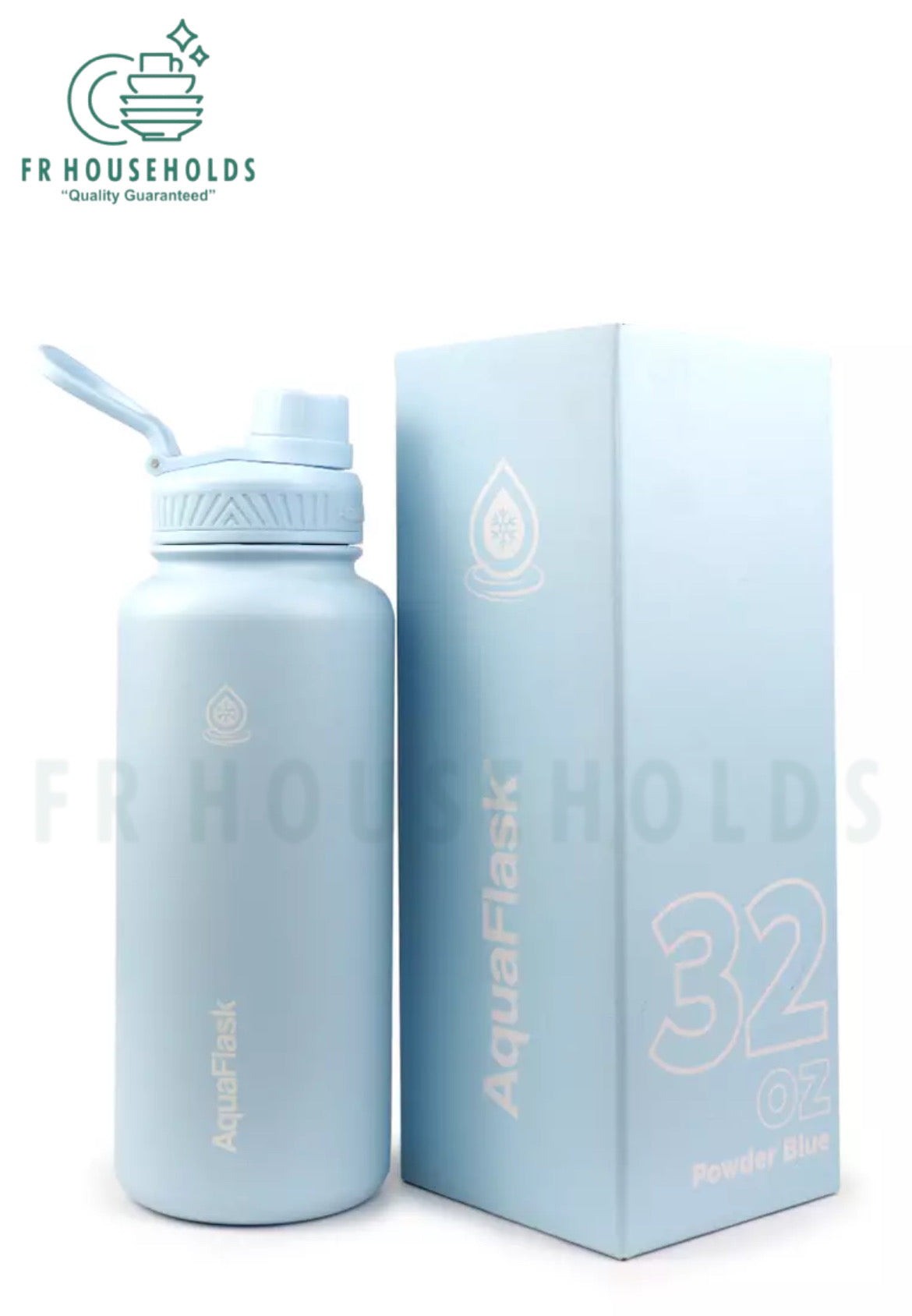 AquaFlask 946mL (40oz) Water Bottles (Powder Blue)