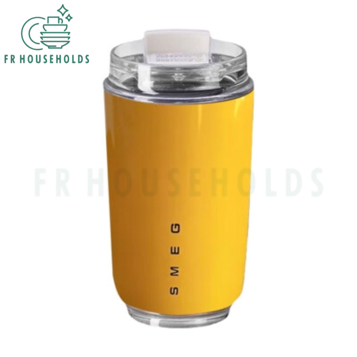 Smeg 320ml Hot & Cold Tumbler Glass (Yellow)