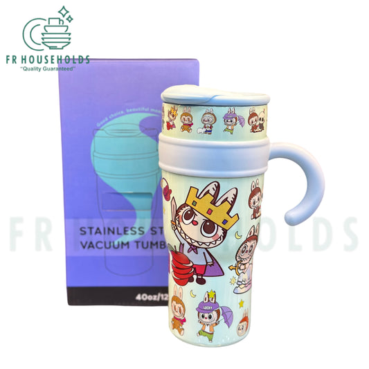 Labubu 1200ml Stainless Steel Vacuum Tumbler – Cute & Functional