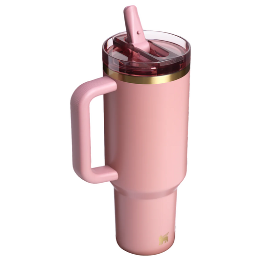 STANLEY THE QUENCHER ANTIQUE PINK PROTOUR FLIP STRAW TUMBLER | 1.2L (Leak Proof)