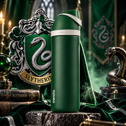 Owala FreeSip® Water Bottle - 32oz | Harry Potter Slytherin