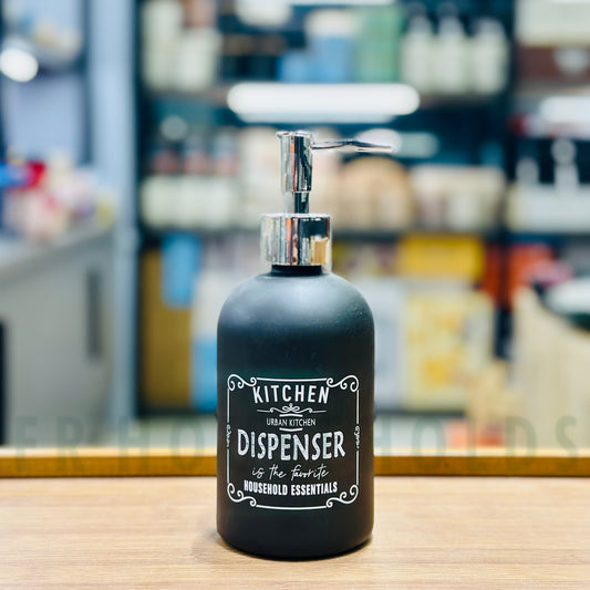 The Clean Girl Aesthetic Glass Liquid Soap Dispenser – Luxury Refillable Countertop Pump