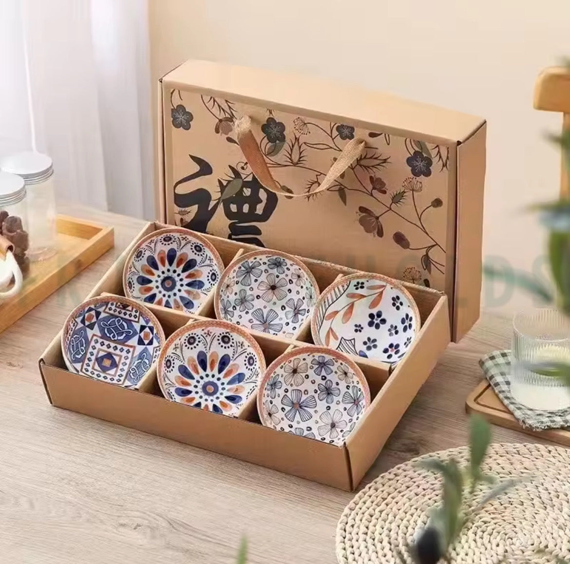 Professional 6-Piece Bowl Set – Excellent Quality With Chopsticks
