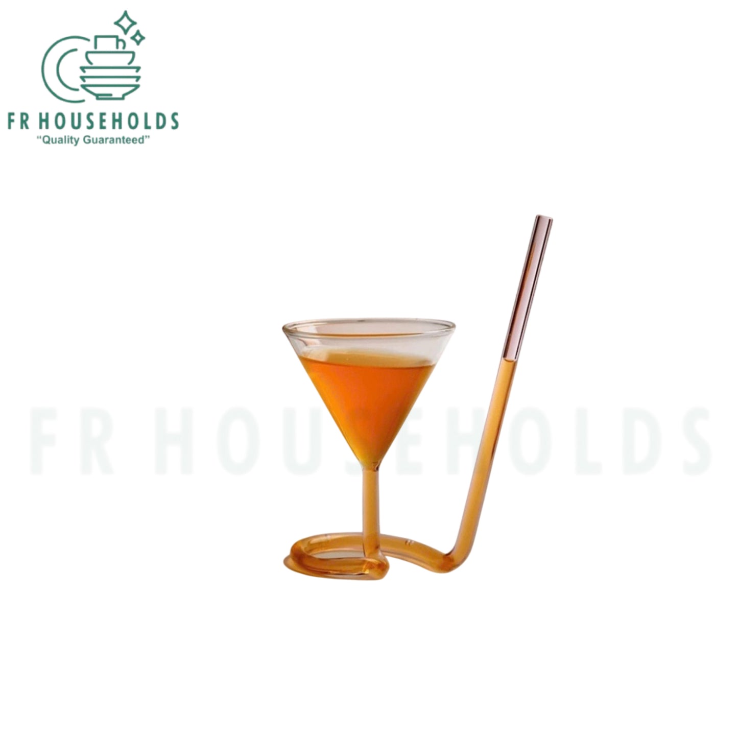 Funnel Straw Glass - Cocktails Serving - 200ml