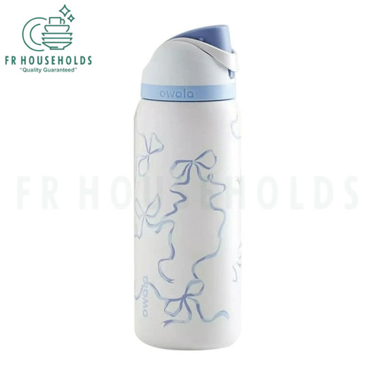 Owala FreeSip® Tied & True Blue Bow 24OZ Urban Outfitters