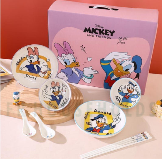 Walt Disney Donald & Daisy Couple Meal Set - 8PC