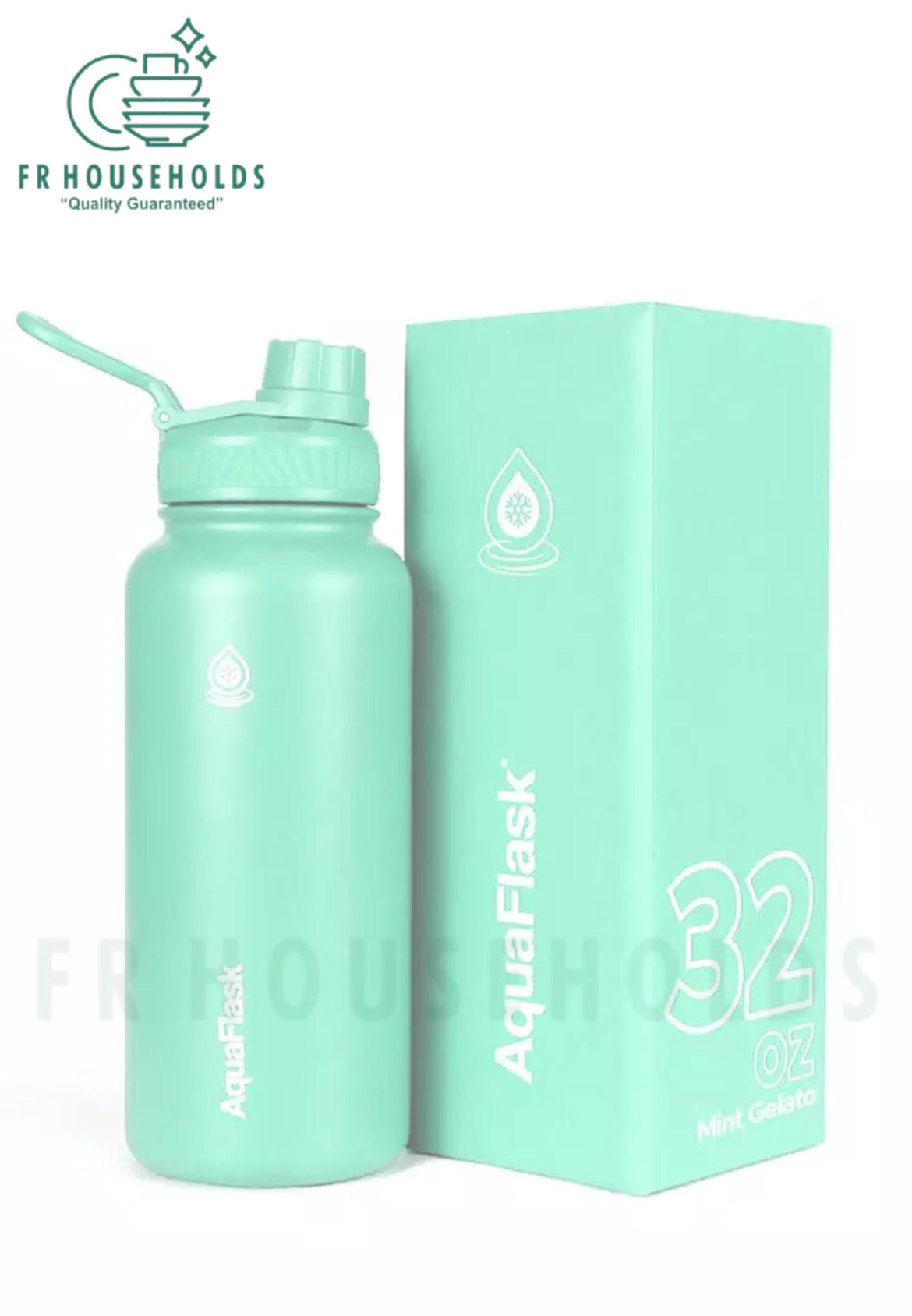 AquaFlask 946mL (40oz) Water Bottles (Mint Gelato)