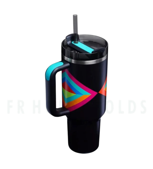 Stanley The Quencher H2.O Tumbler | Black Hyper Geo