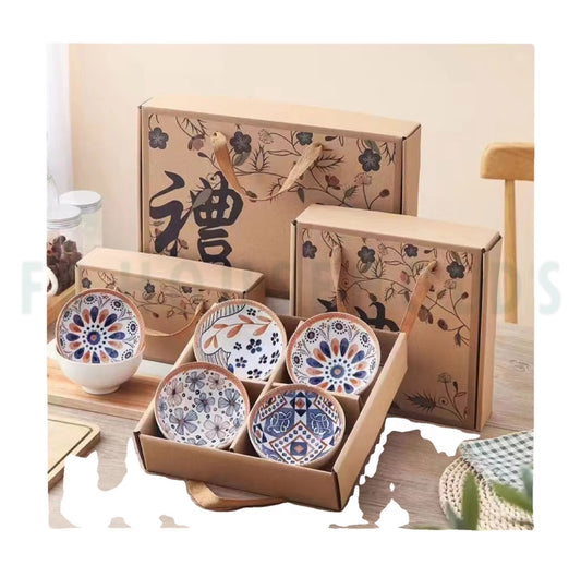 Professional 4-Piece Bowl Set – Excellent Quality With Chopsticks