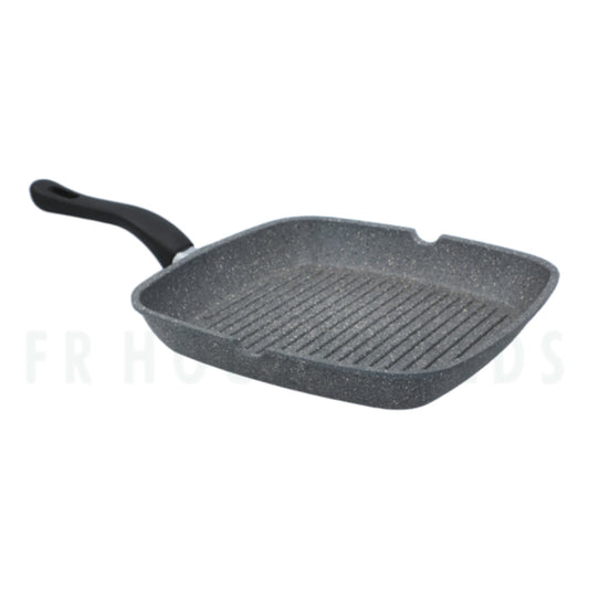 Illa Planeta Non-Stick Grill Pan with Bakelite Handle - 28cm | (Made In ITALY)