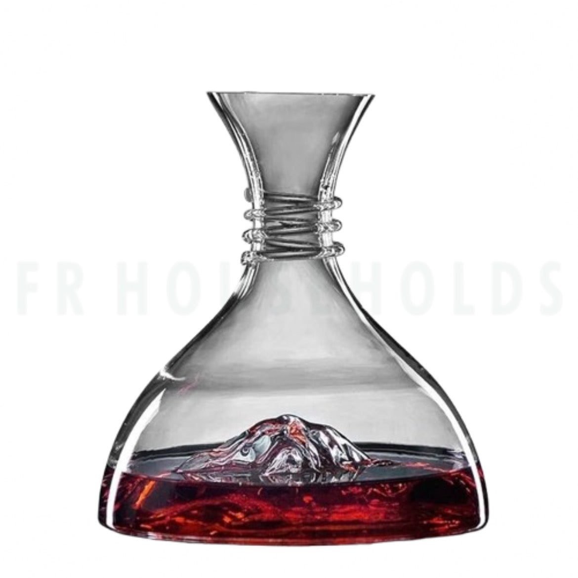 Frozen Glacier Beverage Decanter - Handmade & Mouth Blown - 1800ml