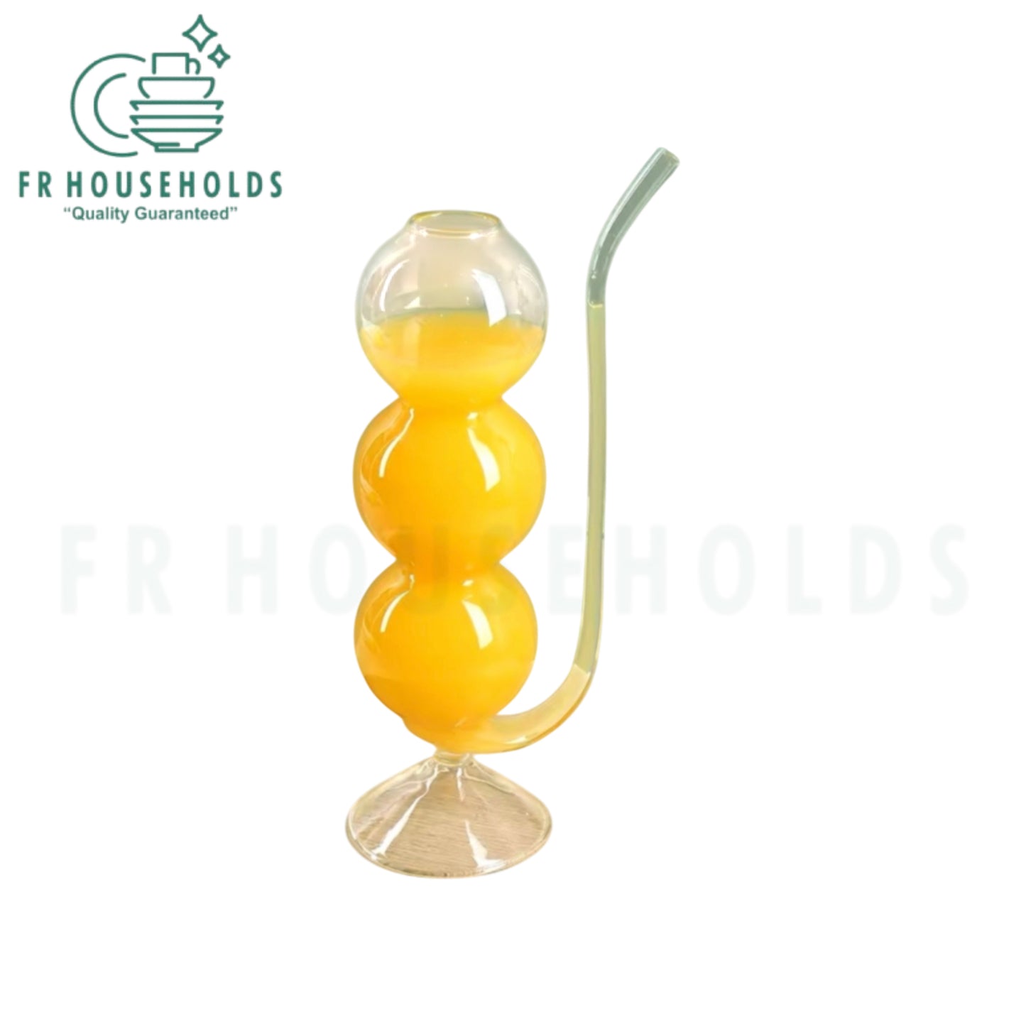 Bubble Blast Low Stem Sipper Glass - 380ml