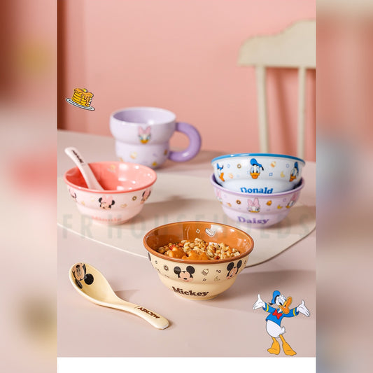 WALT DISNEY Mickey & Friends Dinnerware Set Meal Set - 6pcs | Minnie Mouse