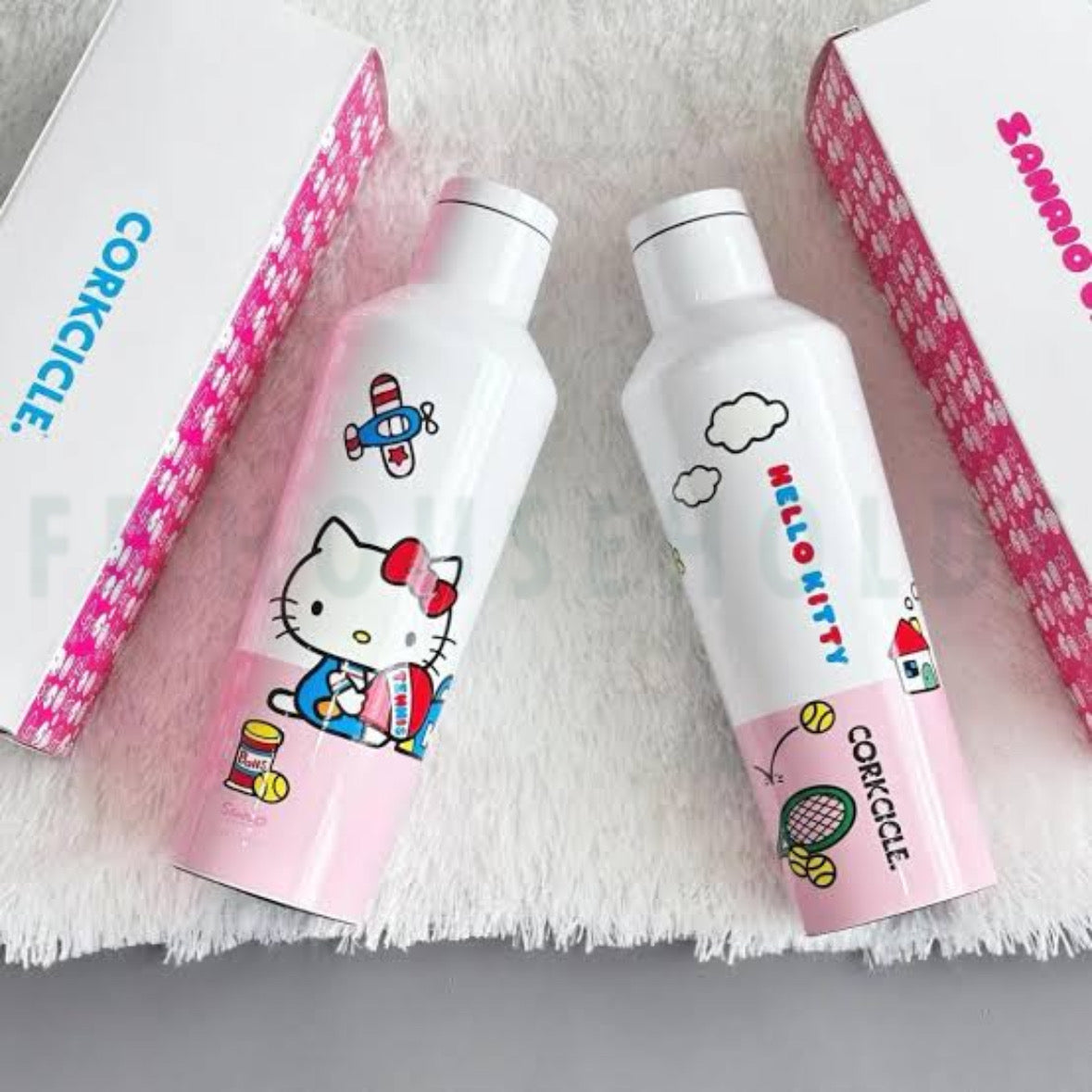Corkcicle Classic Canteen 16oz Water Bottle | Hello Kitty