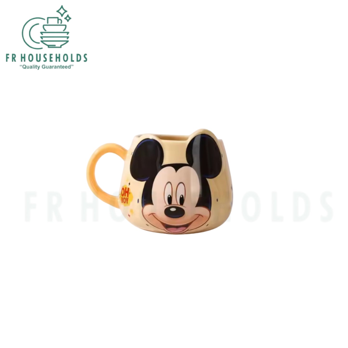 Walt Disney Embossed Character Coffee Mug – 450ml - Mickey Mouse - Porcelain