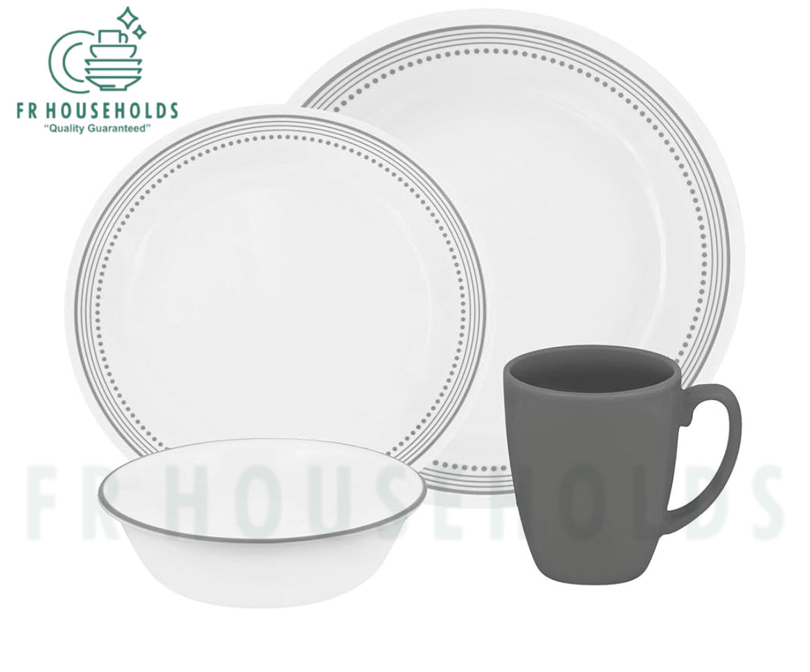 Corelle® Mystic Gray 16-piece Dinnerware Set