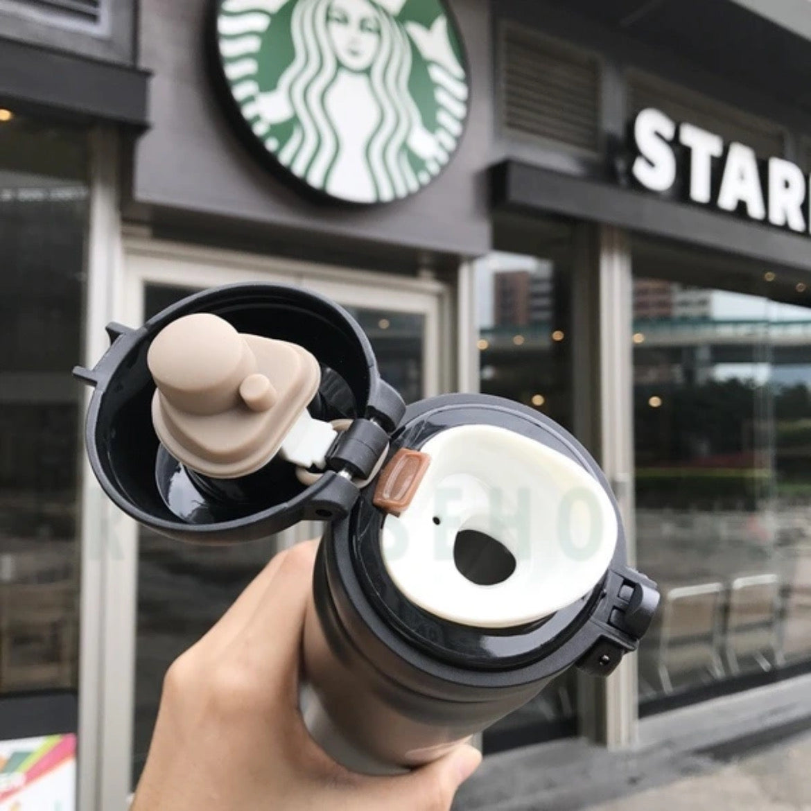 STARBUCKS Coffee Tumbler - Stainless Steel - 450ml