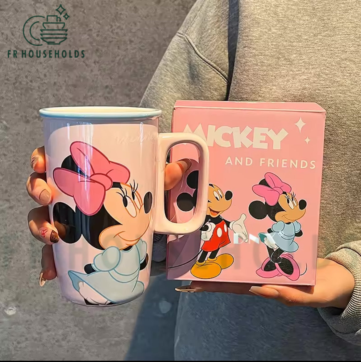 Walt Disney Minnie Mouse Porcelain Mug With Original Disney Gift Box