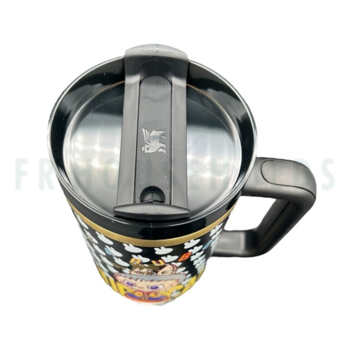 Stanley The Quencher H2.O Tumbler | 40OZ - Labubu Special (Midnight Black) - Labubu Doll Included