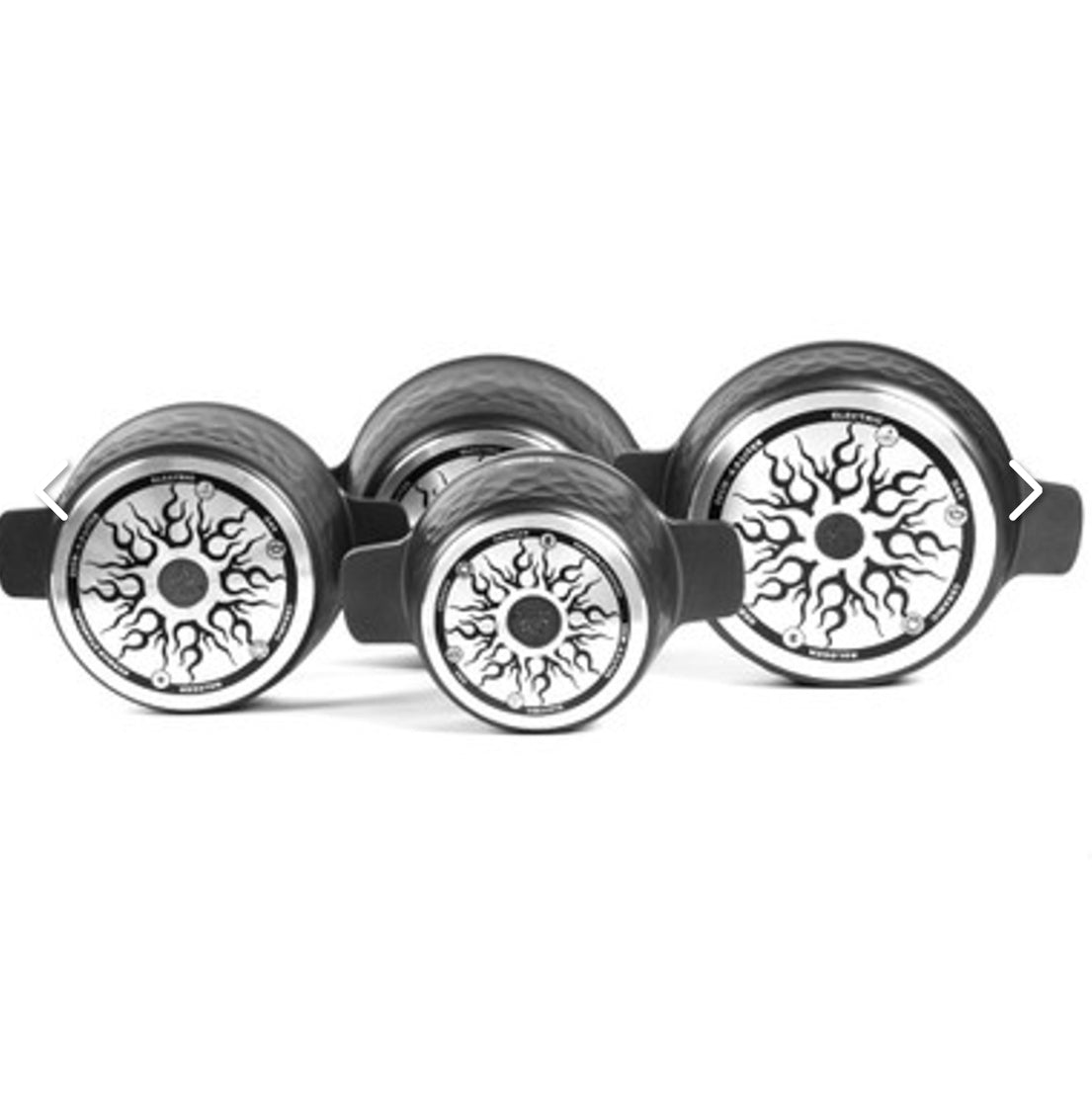 Arshia 12-Piece Gray Diamond Cookware Set | Granite