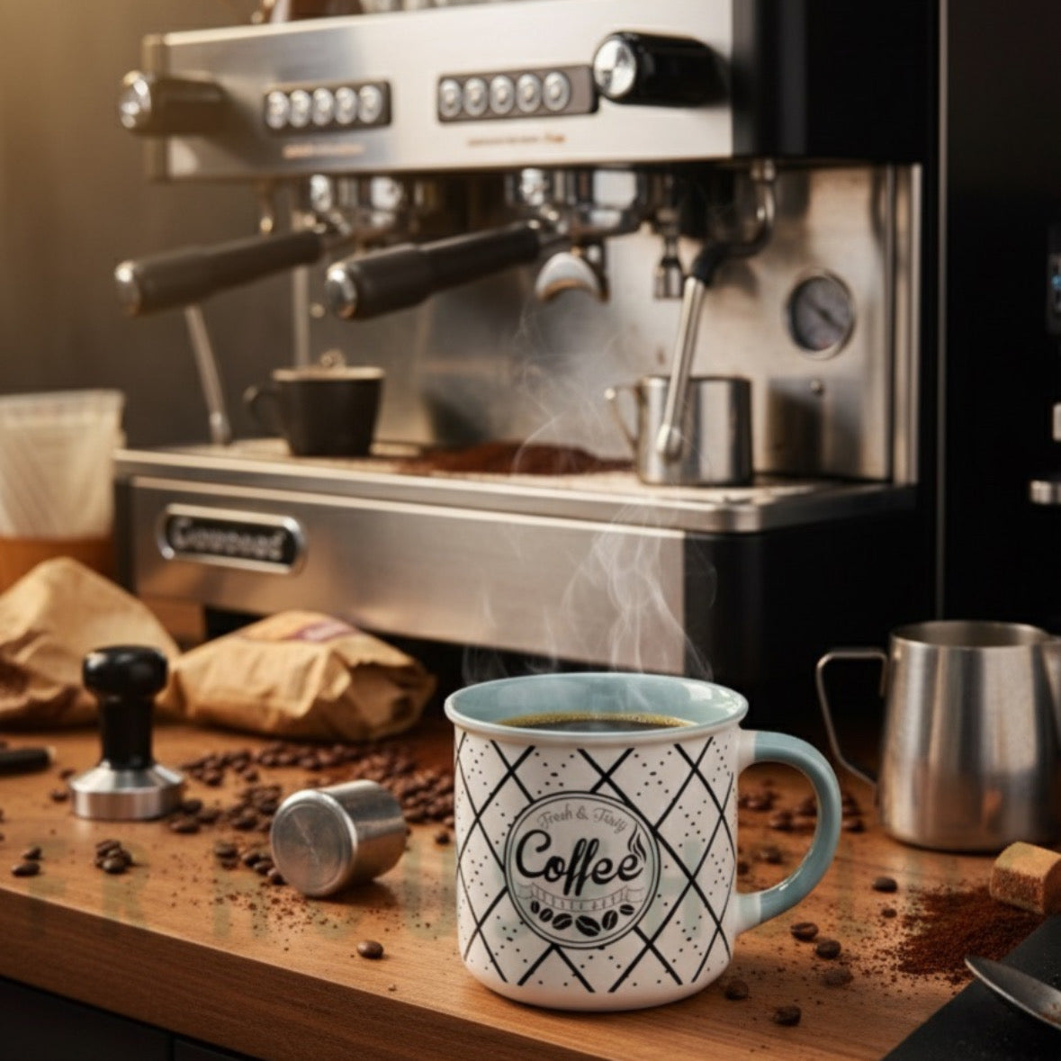 Brew Series Matt Print Mugs - 320ml