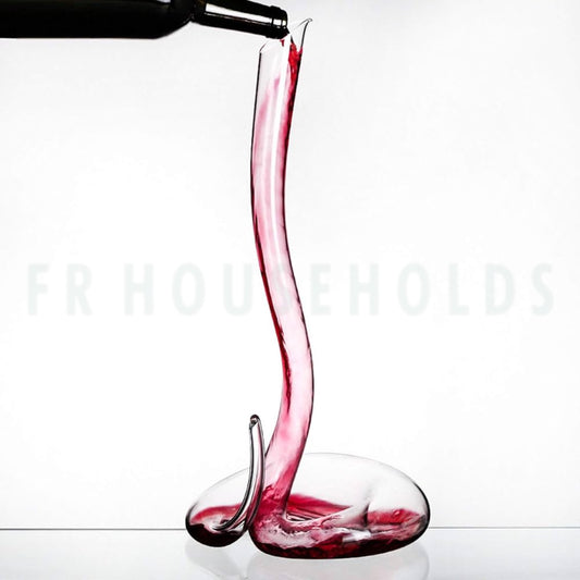 SILNOVO® Handmade Crystal Wine & Beverage Decanter, Dining Room 1800ml