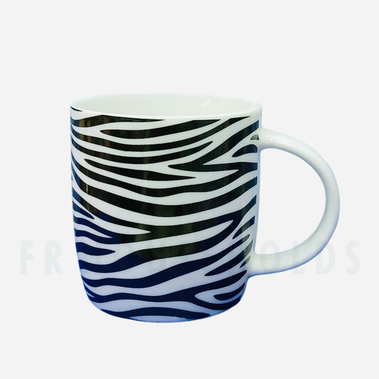 Premium Quality Animal Print Mugs – Zebra, Leopard & Cow Designs | 350ml
