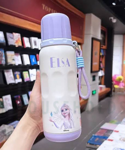Walt Disney Frozen Elsa Insulated Water Bottle With Comfy Grip 600ml