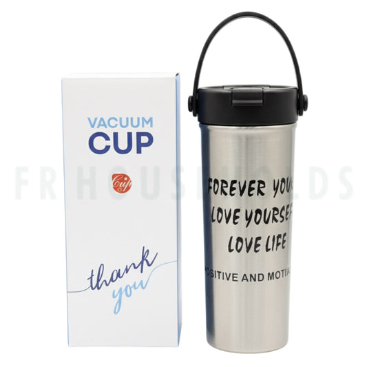 Hot & Cold Stainless Steel Coffee Mug Love Writing | 620ml