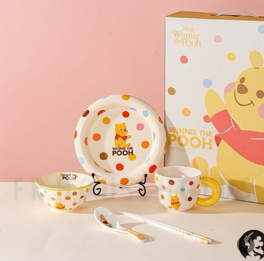 WALT DISNEY Mickey & Friends Dinnerware Set Meal Set - 6pcs | Winnie The POOH