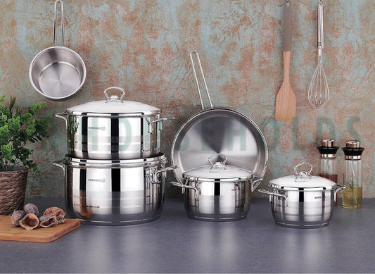 Korkmaz Astra 9 Piece Cookware Set – Türkiye