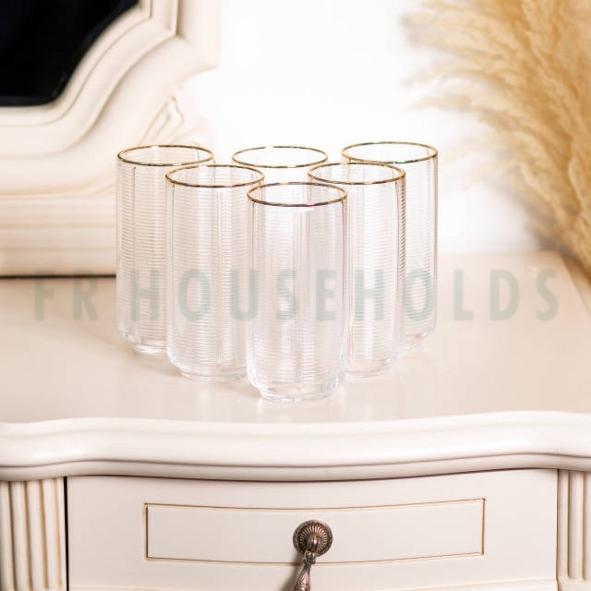 Ribbed Crystal Hi-Ball | 400ml - 6PC
