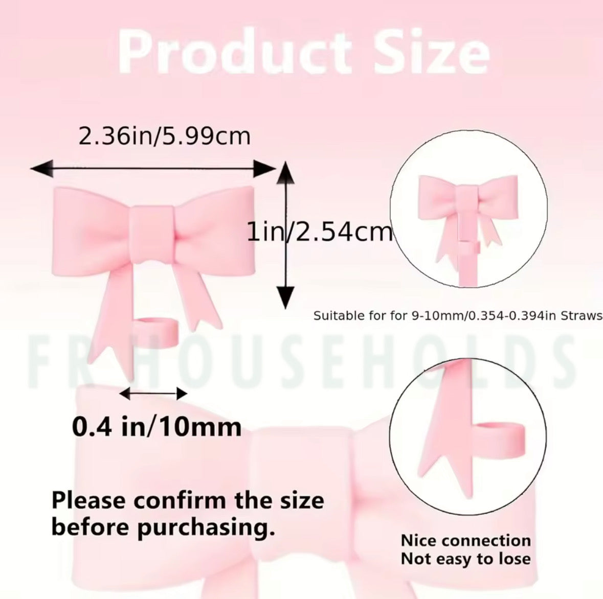 Stylish Silicone Straw Stopper