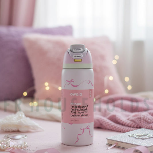 Owala FreeSip® Water Bottle - 24oz | Tied & True Pink