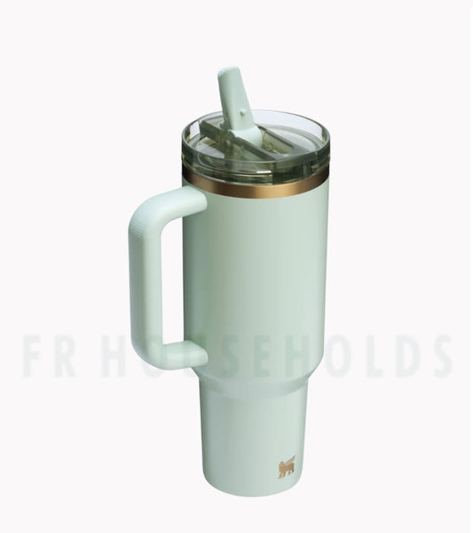 STANLEY THE QUENCHER GILDED CELADON PROTOUR FLIP STRAW TUMBLER | 1.2L (Leak Proof)