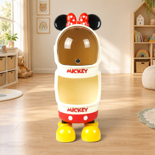 Disney Mickey & Friends Multi-Tier Rotating Storage Cabinet Cart