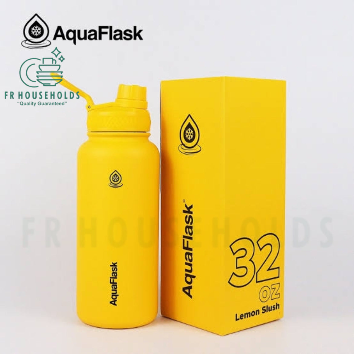 AquaFlask 946mL (40oz) Water Bottles (Lemon Slush)