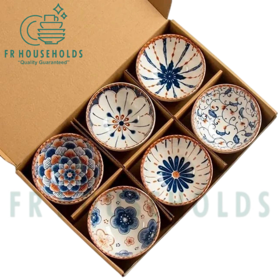 Professional 6-Piece Bowl Set – Excellent Quality With Chopsticks