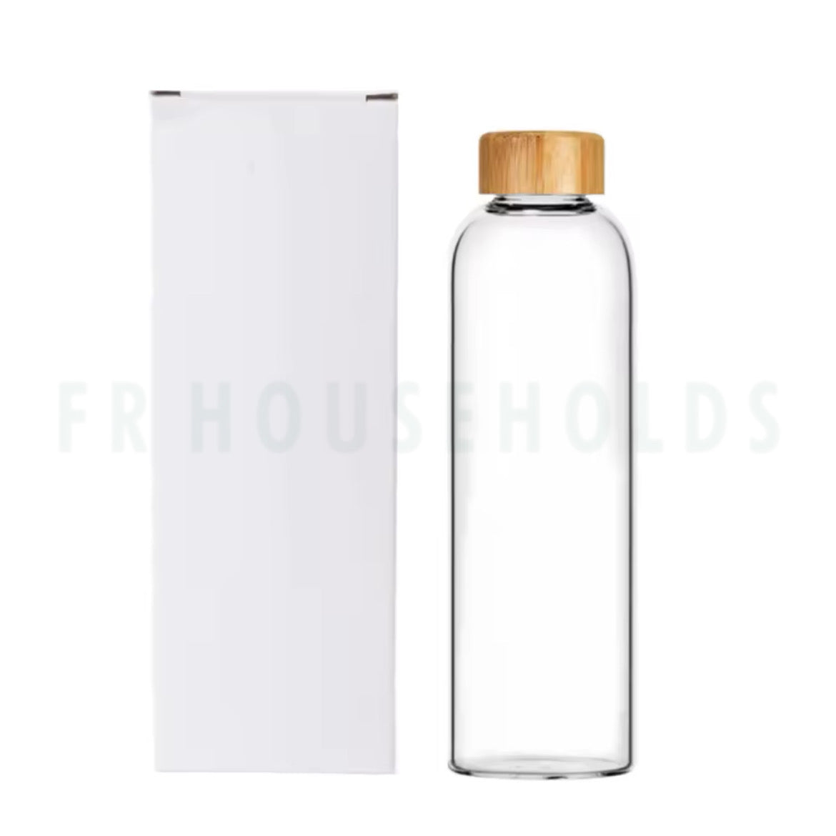 Glass Water Bottle with Bamboo Lid | 700ml - 1000ml