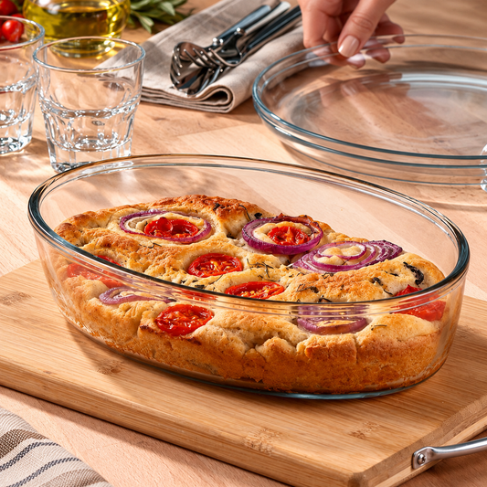BORCAM 2pc Oval Serving Dish Set | Made In Turkey