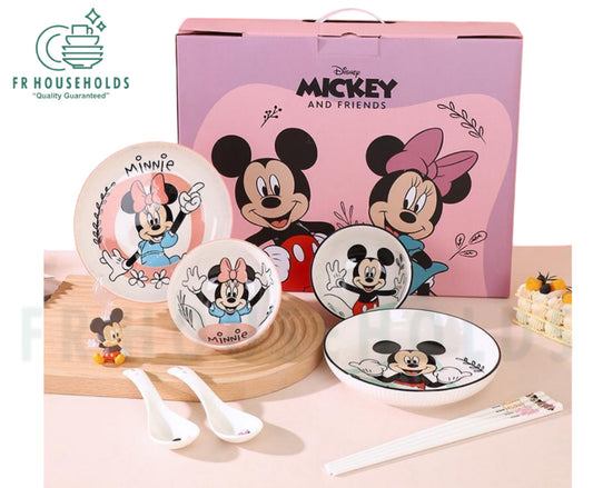 Walt Disney Mickey & Minnie Meal Set - 8PC