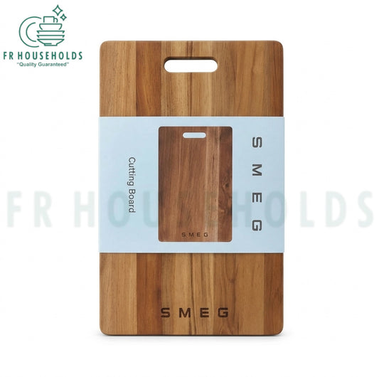 SMEG Biodegradable Wooden Chopping Board – Eco-Friendly Premium Kitchen Cutting Board