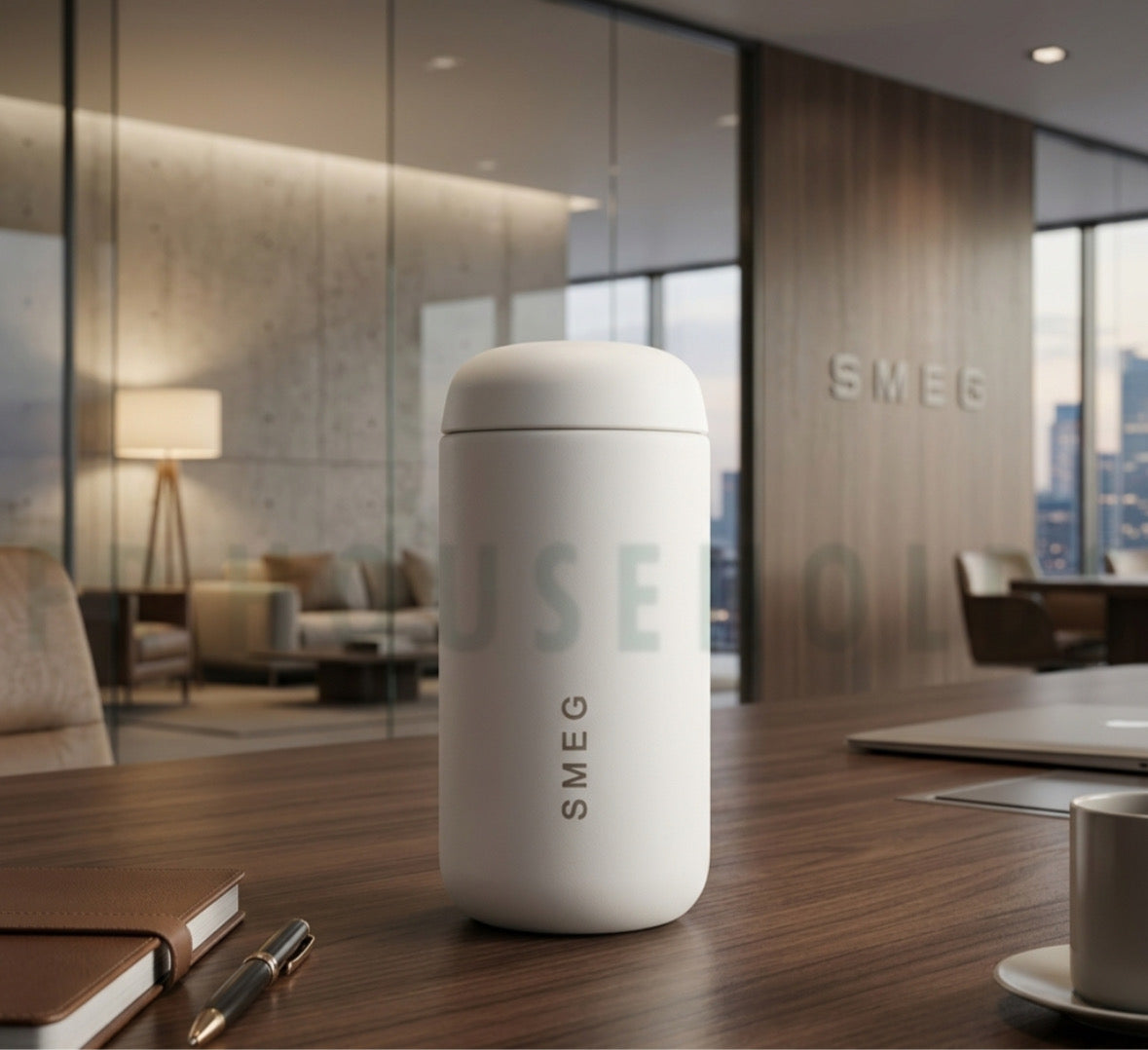 SMEG Insulated Coffee Mug 350ml | Hot & Cold Travel Tumbler