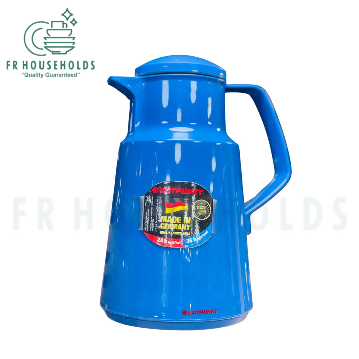 ROTPUNKT Flask – Hot & Cold Beverage Thermos with Glass Liner (Made in Germany) | 1000ml