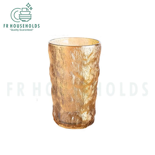 Frozen Ice Drink Glass | 400ml - Gold - 6PC