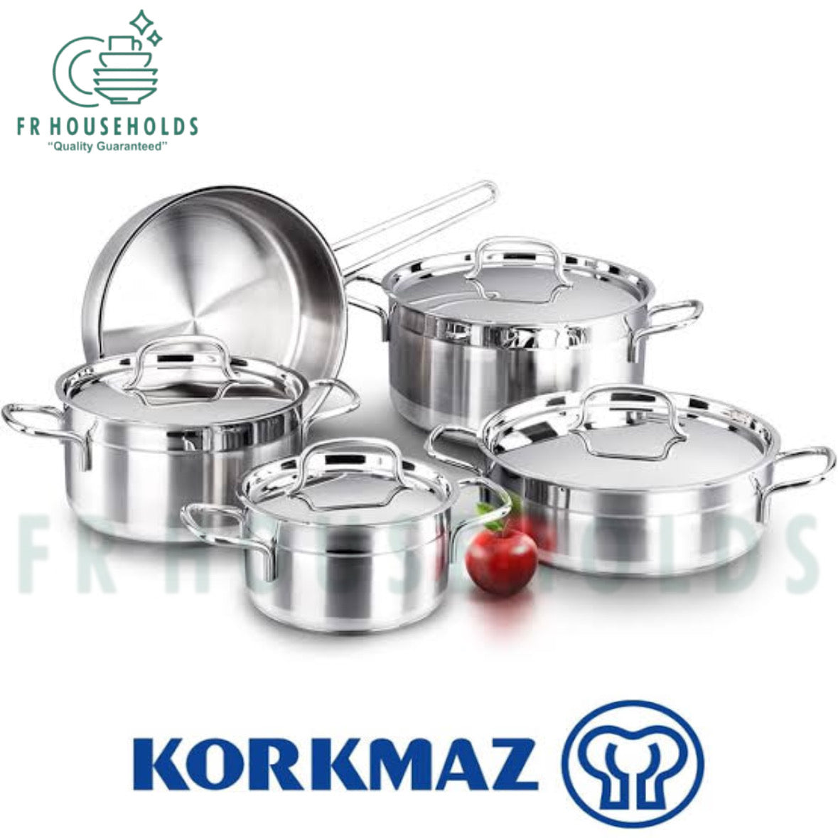 Korkmaz Alfa 9 Piece Cookware Set – Türkiye
