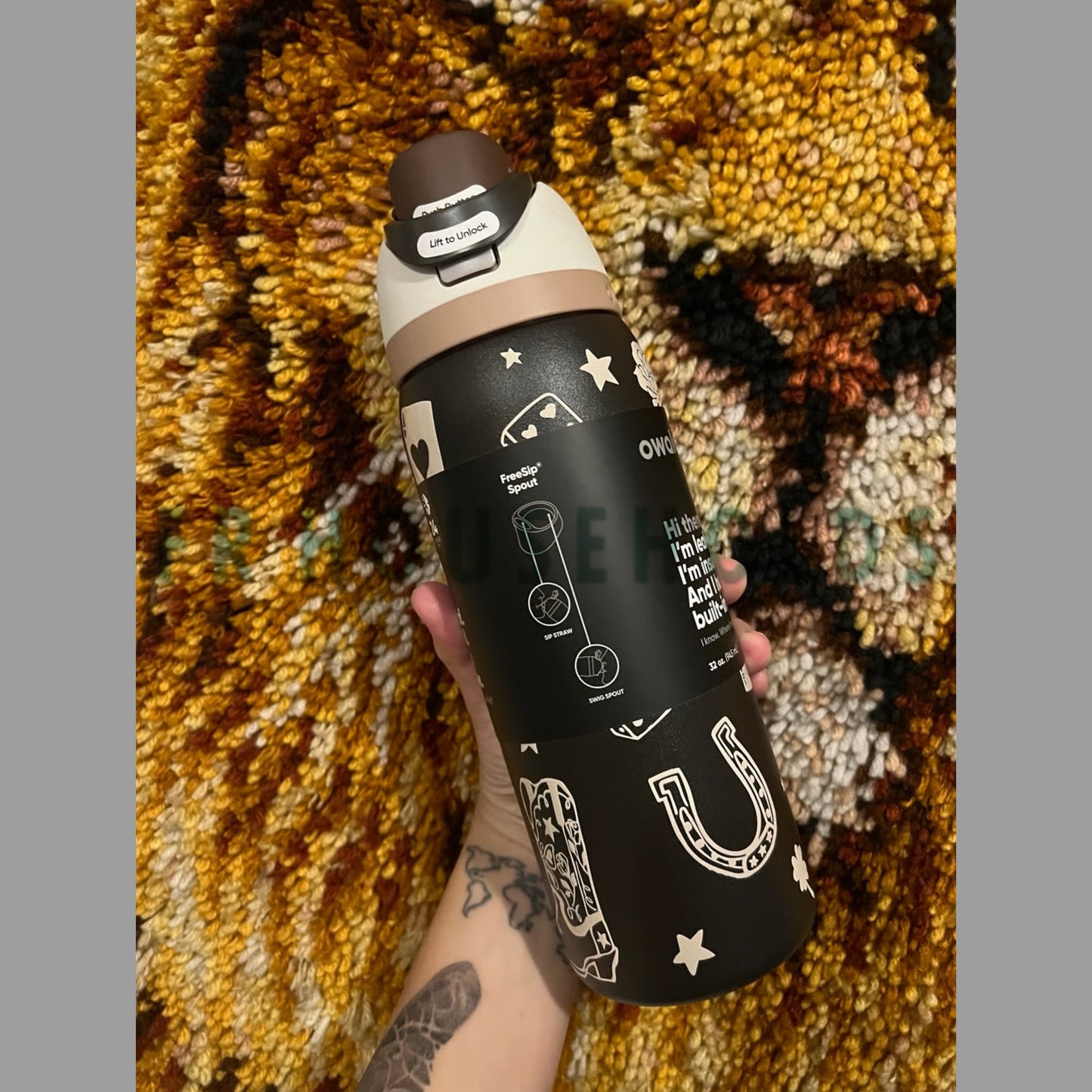 Owala FreeSip® Water Bottle - 32oz | Good Luck