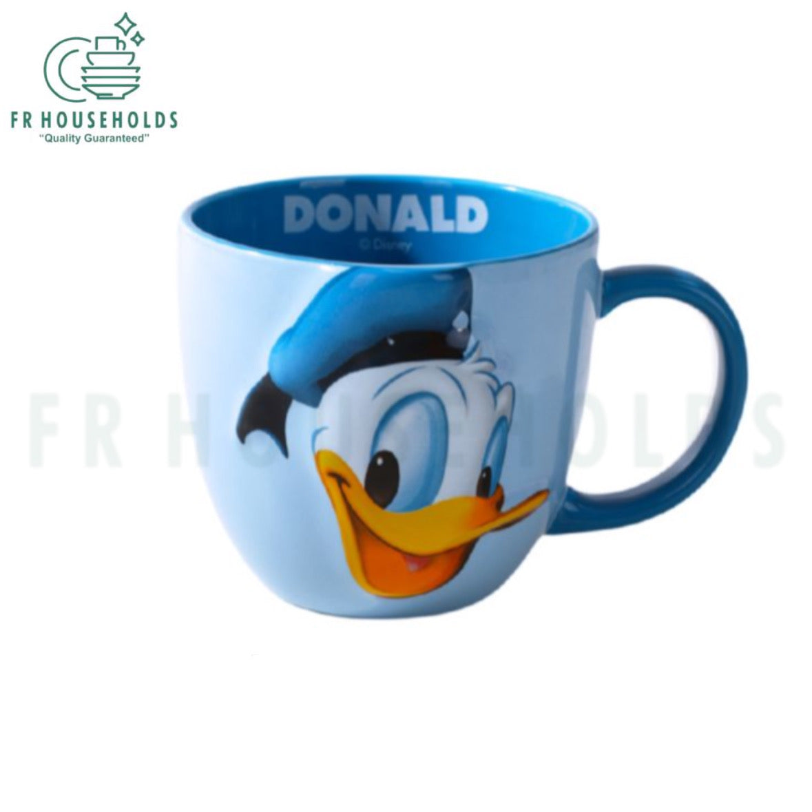 Disney Donald Duck 3D Sculpted Ceramic Mug - Blue 16oz Coffee Cup
